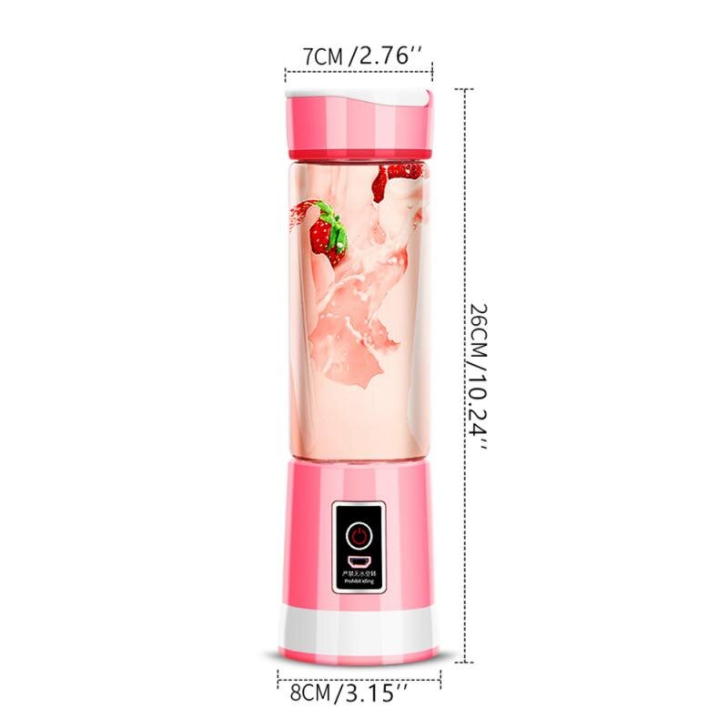 500ml Presse-agrumes Portable Électrique USB Rechargeable Cuisine Machine Mélangeur Cocina Jus Tasse Fabricant de Mélangeurs Robot Culinaire Directe