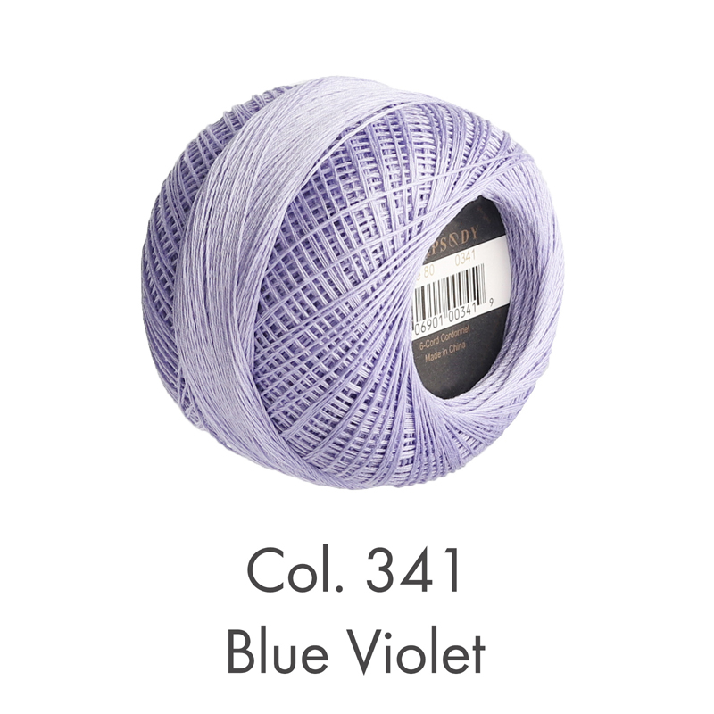 Rhapsody-hilo de algodón perlado Premium, tamaño 80, 184yd, 10 gramos cada bola para todo tipo de tejer, ganchillo y tatuajes: Multicolor