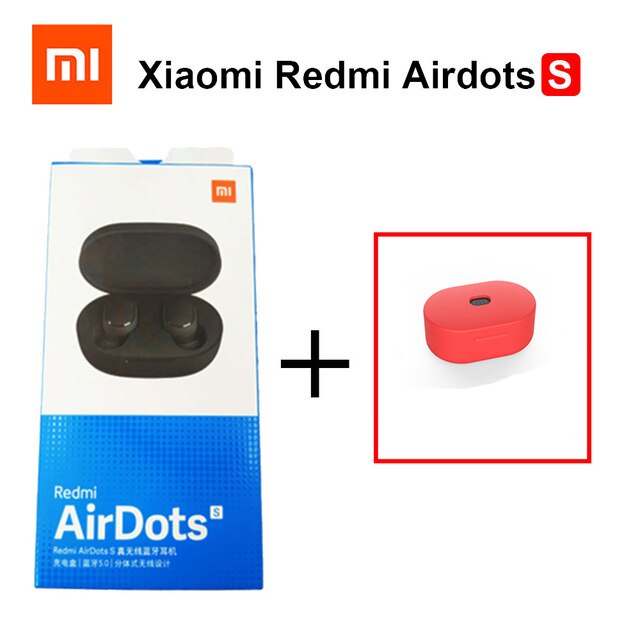 Xiaomi-auriculares inalámbricos Redmi Airdots S TWS, por Bluetooth 5,0, Auriculares deportivos para videojuegos con micrófono y reducción de ruido: Rosa