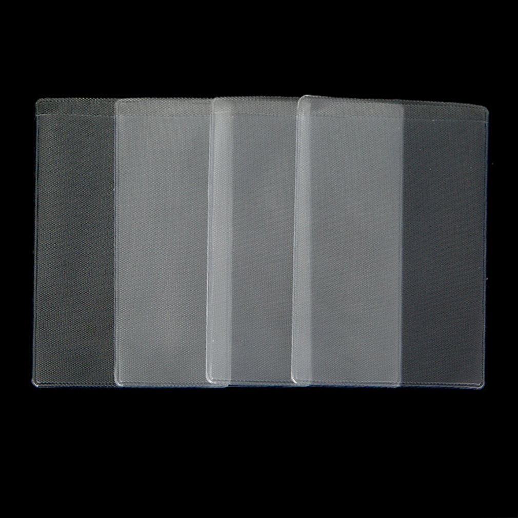 Tarjetero de Pvc mate transparente de plástico