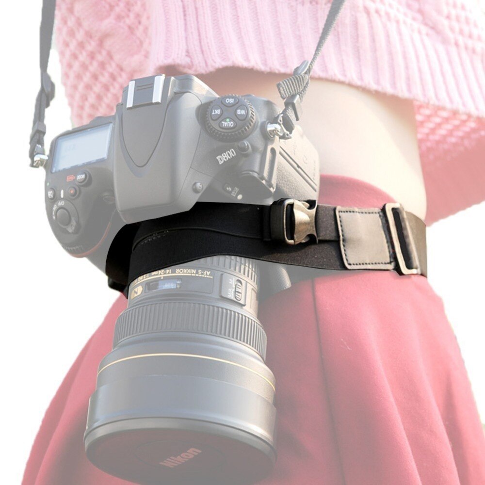 NICEYRIG Camera Waist Strap Durable DSLR Digital SLR Camera Quick Release Wait Strap Adjustable DSLR Camera Fasten Waist Strap