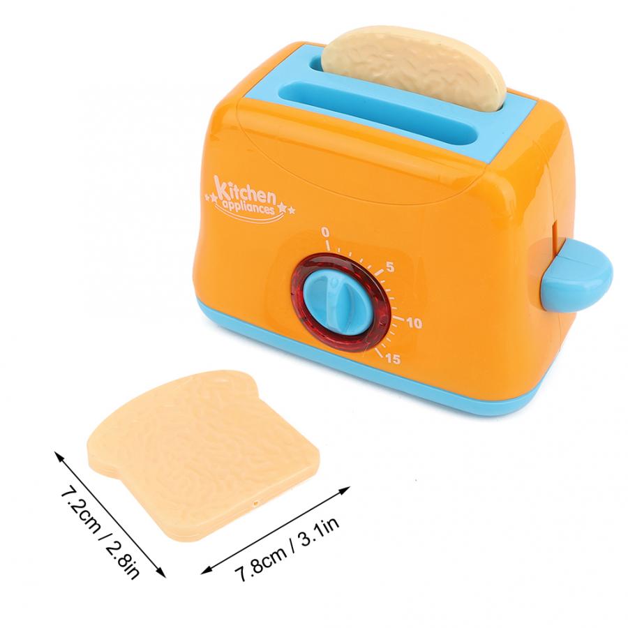 Mini Keuken Speelgoed Kinderen Koken Appliance Elektrische Simulatie Juicer Mixer Brood Machine Poppenhuis Funiture Kids Pretent Play