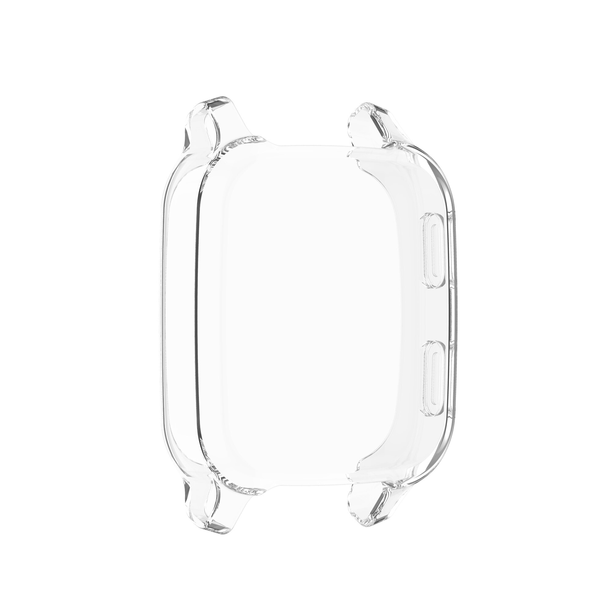 Zenheo Beschermhoes Cover Voor Garmin Venu Sq Soft Tpu Gevallen Voor Garmin Venu Sq Muziek Horloge Full Screen Protector shell: White