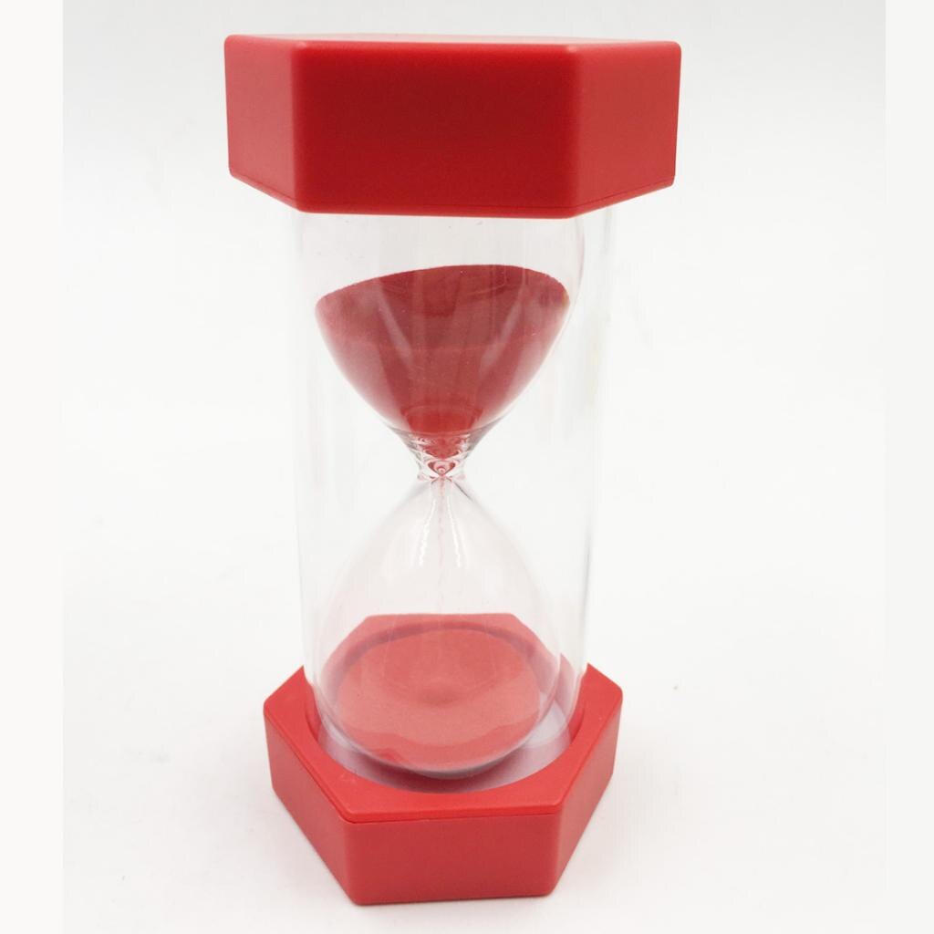 Plastic Sand Timer Clock Sandglass Hourglass 4/6/20/30 Minutes Collectables