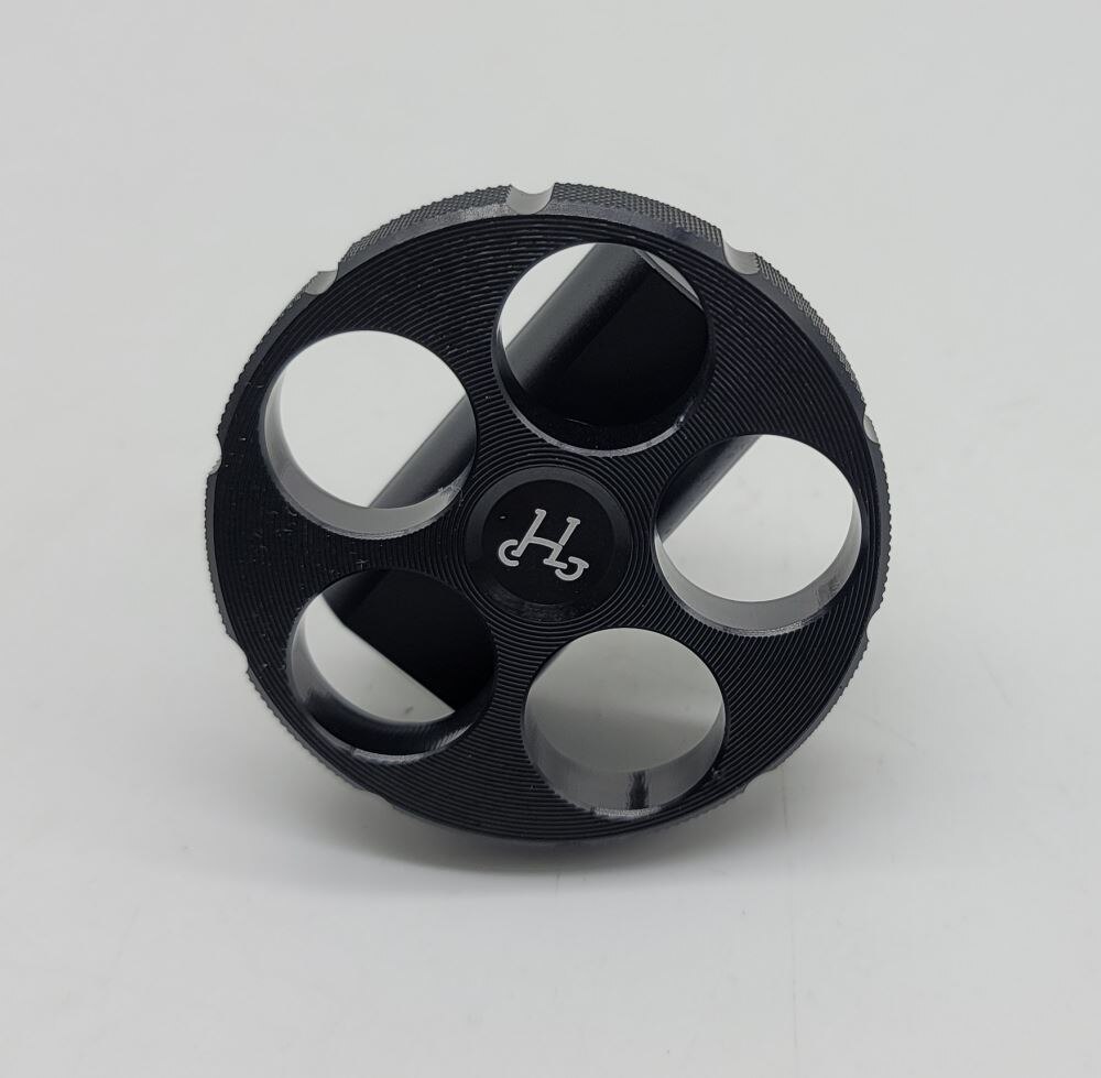 H & h hængsel klemplade og håndtag til brompton foldecykel: Sort 1 stk