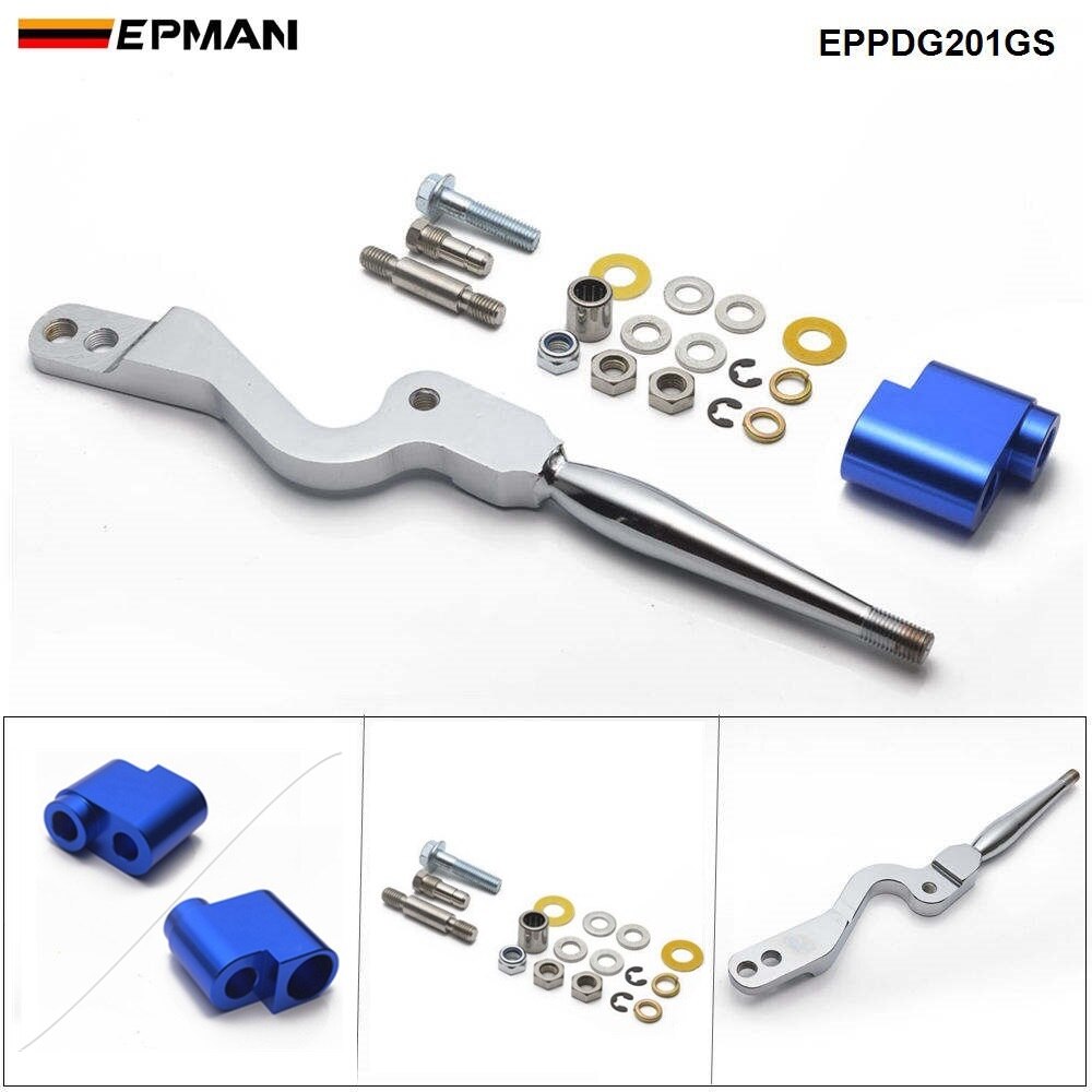 EPMAN-recambio de palanca de cambios rápida de tiro corto, de aluminio, JDM, para Mitsubishi Eclipse GSX, GST, GS, DSM, RS, EPPDG201GS
