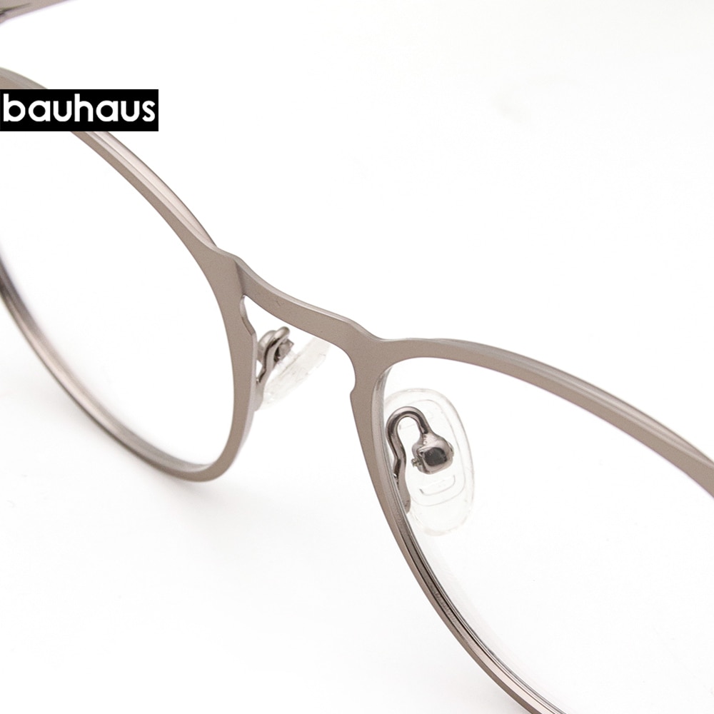 Bauhaus-Gafas de metal X106 para hombre o mujer, bastidor para el imán