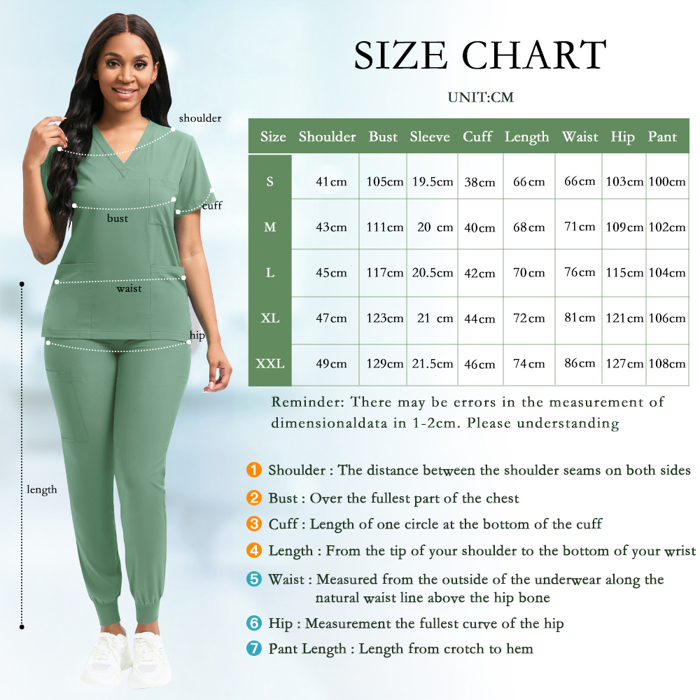 Uniforme de limpieza para mujer, Top exfoliante de enfermería, pantalones, traje médico, Ropa de Trabajo de niñera pediátrica, bata quirúrgica para quirófano,