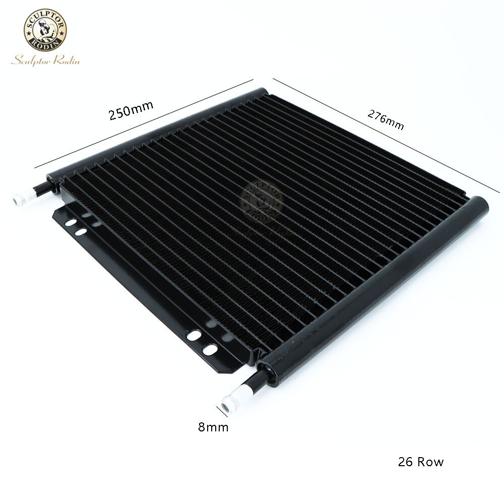 Oil Cooler Aluminum Transmission Oil Cooler 26Row Automatic Stacked Plate Oil Cooler Radiator