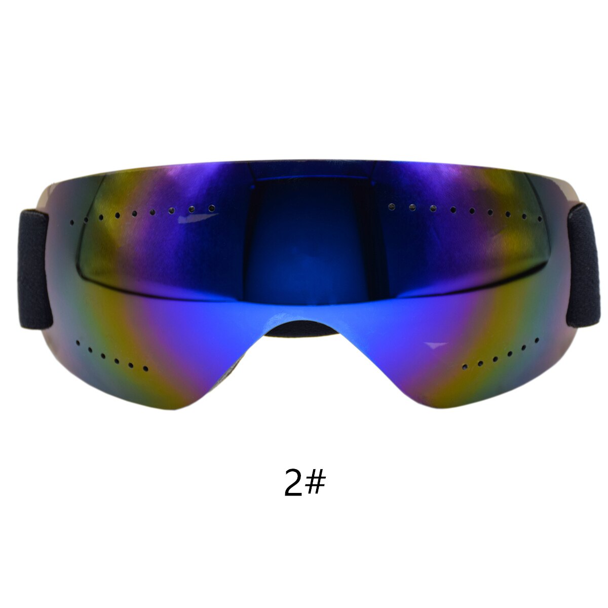 Heren dames unisex skibrillen  uv400 anti-condens skibrillen winter winddicht snowboardbrillen skibrillen snowboardbrillen: Blauw 2 multi