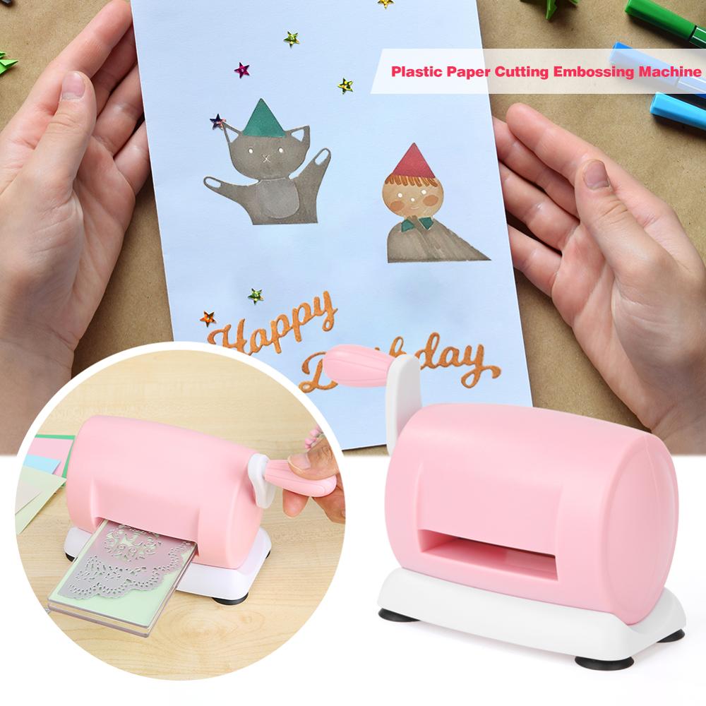 DIY Plastic Paper Cutting Embossing Machine Craft Scrapbooking Album Cutter Paper Cutter Piece Die-Cut Machine Handmade Tool