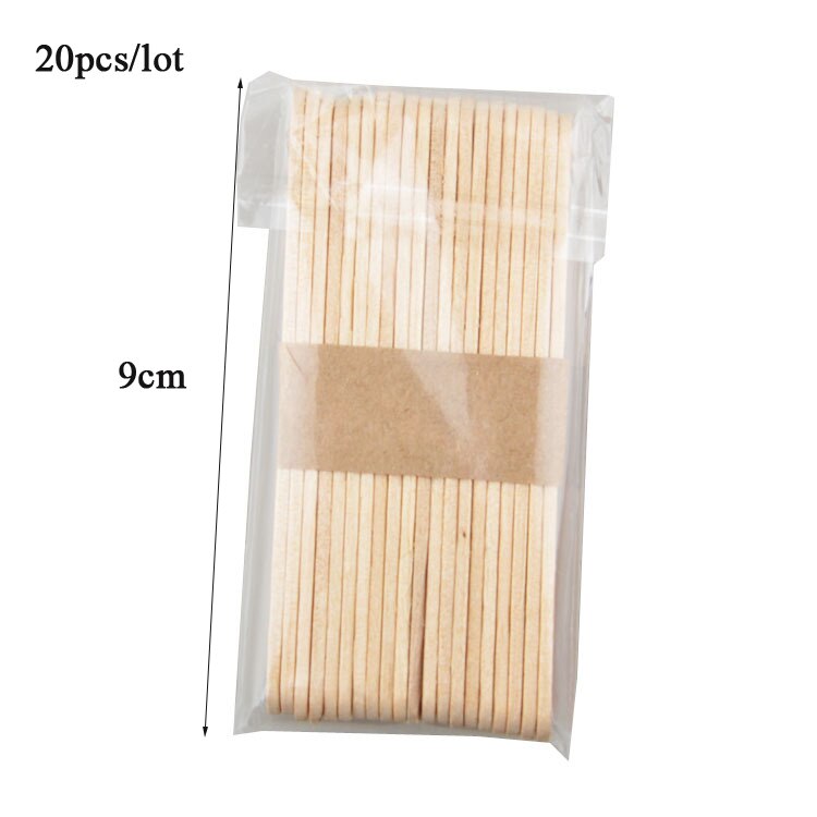 40Pcs/Lot Wooden Ice Cream Sticks Pop Popsicle Wood Sticks Art Crafts Ice Cream Tools Kids Handwork