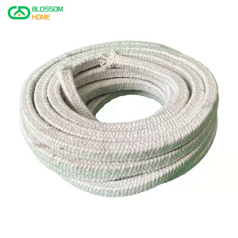 5M Lenght Ceramic Fiber Sealing Strips Aluminosilicate Stuffing Seal Strips Alumina Silicate Fibre Furnace Door Sealing