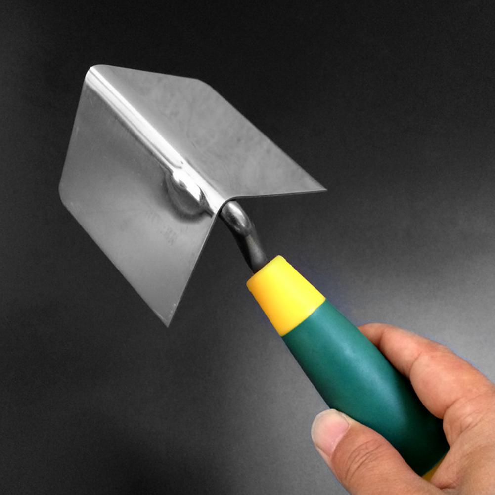 Drywall Corner Tool Flexes for Perfect 90 Degree Corner High Grade Stainless Steel Sheetrock Corner Trowel Ergonomic Grip