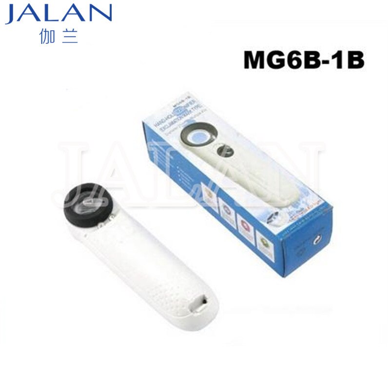 Solskin  mg6b-1b 40 gange lup plast 21mm optisk linse med led lys hånd elektronisk lup