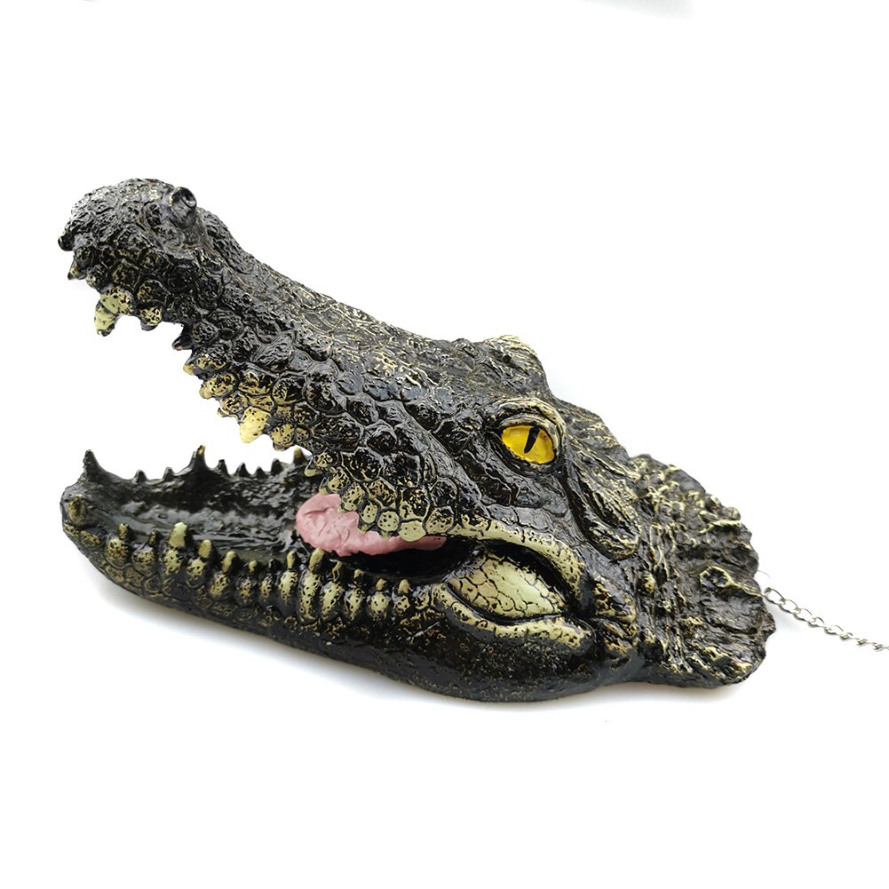 3Pcs/set Floating Resin Artificial Crocodiles for Pond Pool Water Garden Decorations Ornaments DC120