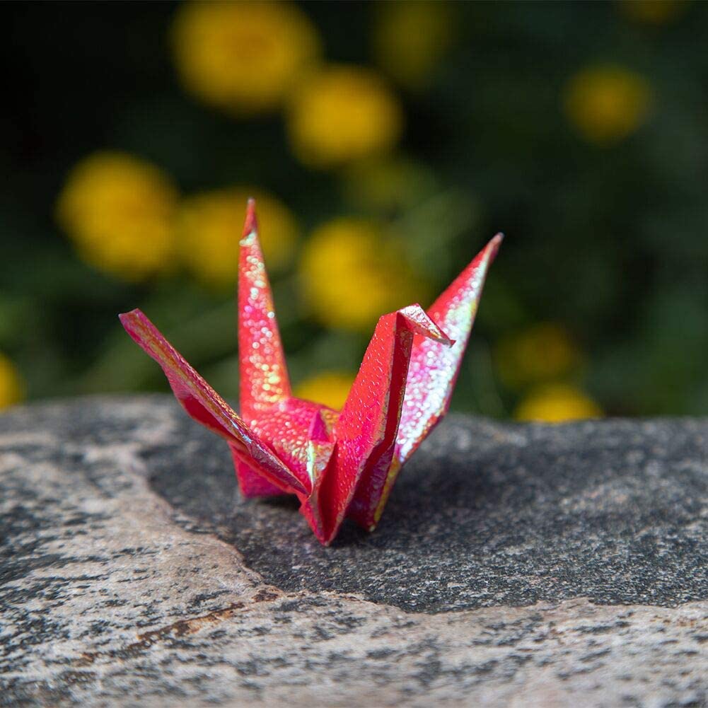 Guirlandes colorées en papier Origami, rideaux à oiseaux pliés, pour la saint-valentin, de mariage, réception pour bébé, 20 pièces