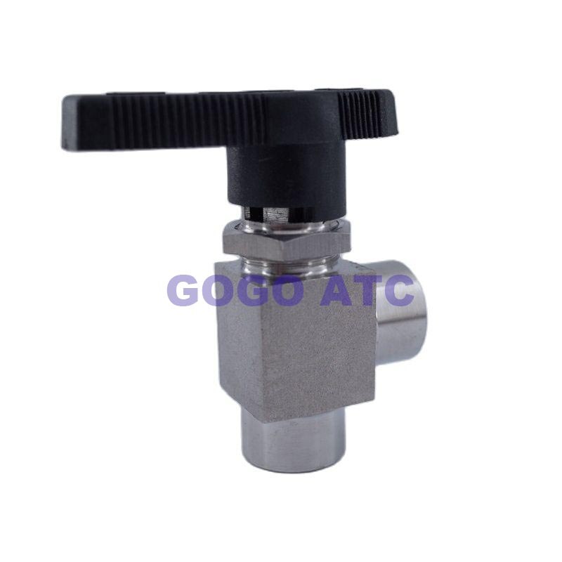 Right angle Ball valve 1/8" 1/4" 3/8" 1/2" female G thread stainless steel 304 high pressure female thread ball valve