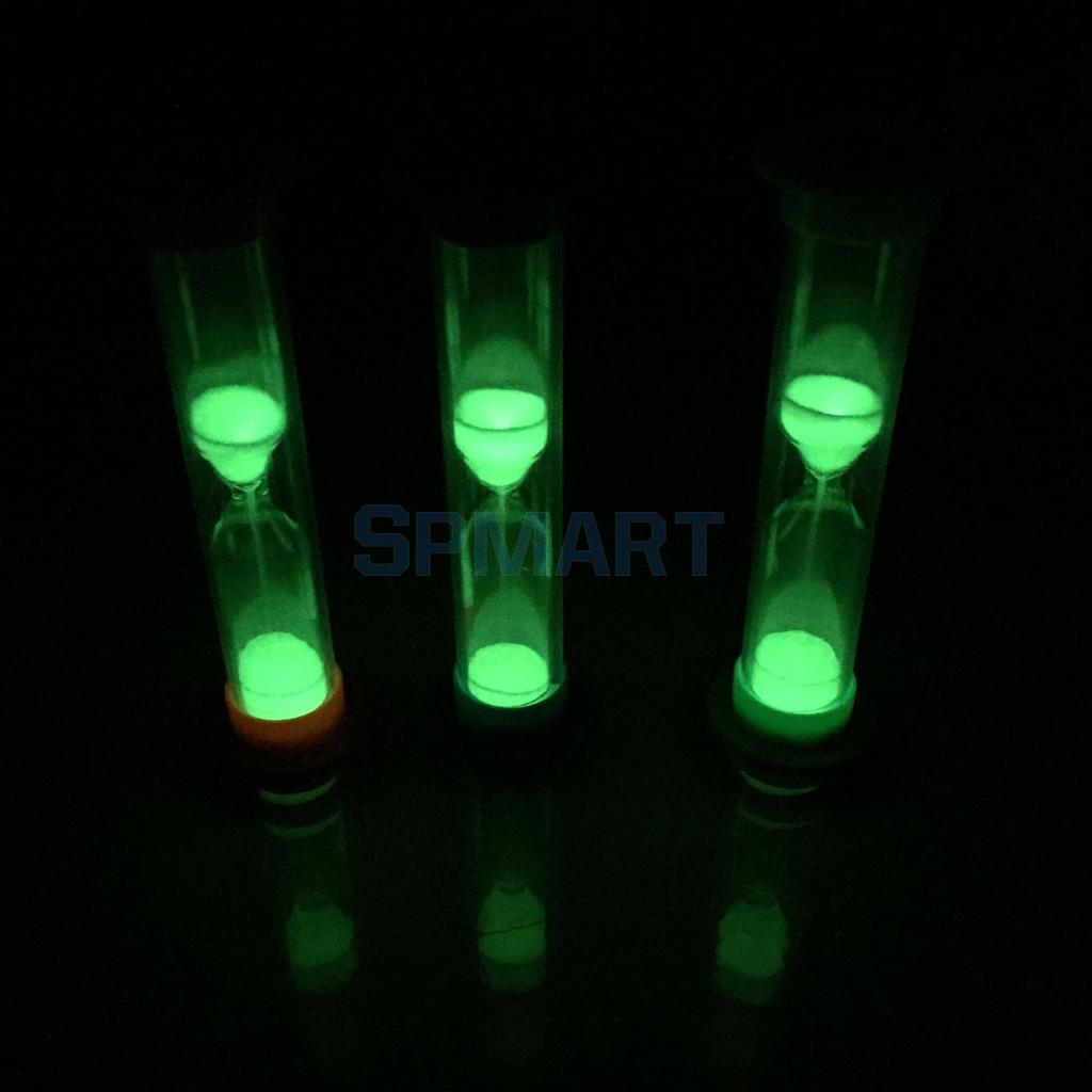 MagiDeal 1 Minute Kunststoff Sand Timer mit Orange Rahmen Party Requisiten Glow in The Dark für Home-Office Schreibtisch Tisch dekoration Spielzeug