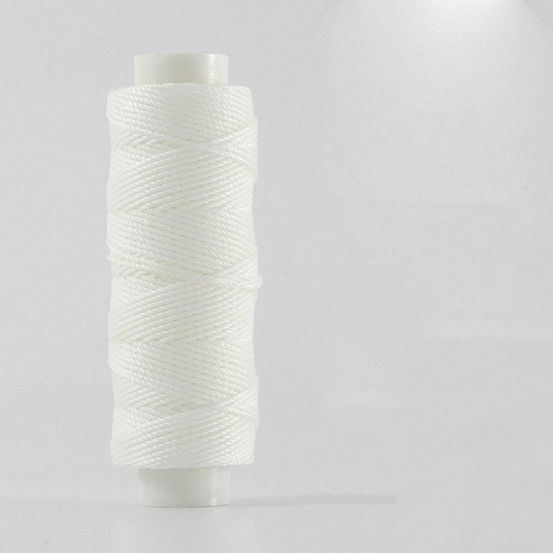 30m *0.55mm Round Waxed Wire Threads For Leather Waxed Cord For Diy Handicraft Tool Hand Stitching Thread Flat Waxed Sewing Line: Yellow