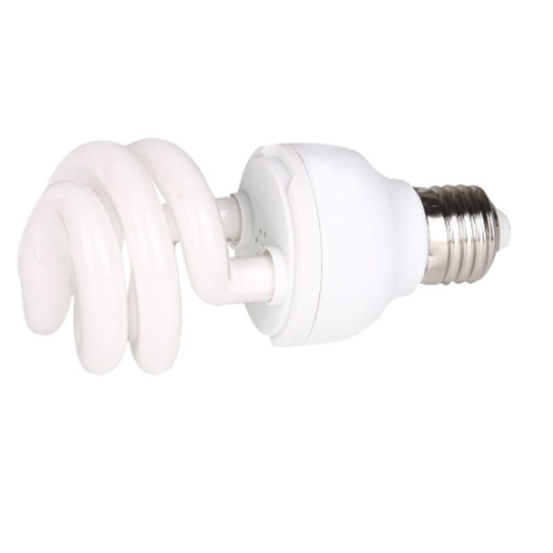 Bombilla UV para reptiles, lámpara de brillo para terrario, Tortuga, ES-E27, ahorro de energía, 13W, 5,0, 10,0, UVB