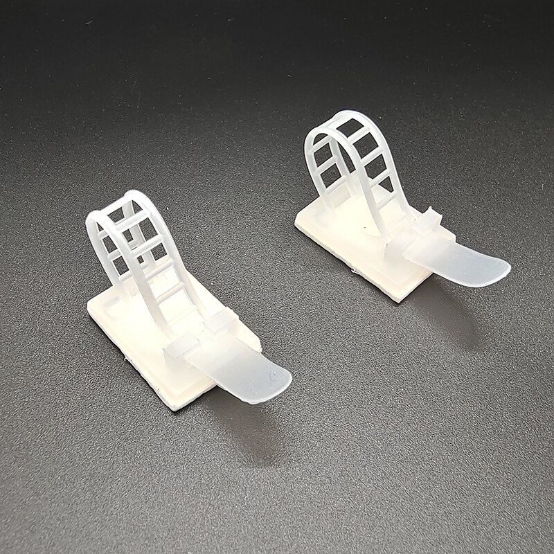 100pcs Adjustable Plastic Cable Tie Mount Holders CL-2 Wire Clamp Fix Clip Cable Manager Organizer CL-3 for Home Office
