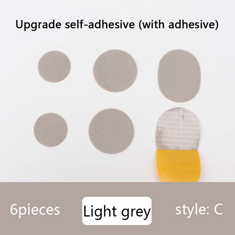 Scarpe sportivo Toppe vampiro Riparazione Solette per scarpe toppa Scarpe da ginnastica Protezione per tallone Toppa adesiva Riparazione Scarpe Prodotti per la cura del piede del tallone: Argento