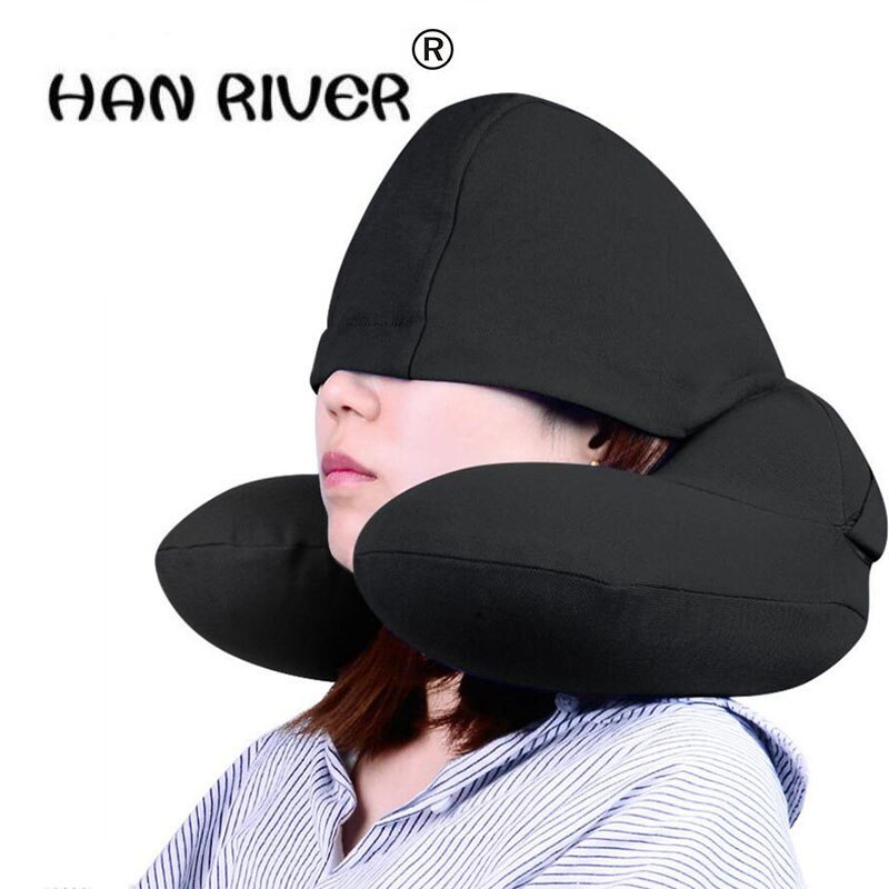 Draagbare opblaasbare zachte kap in u-vorm, nekverzorgingshulpmiddelen, slaapreizen en comfortabele neklift in het vliegtuig om vermoeidheid te verlichten