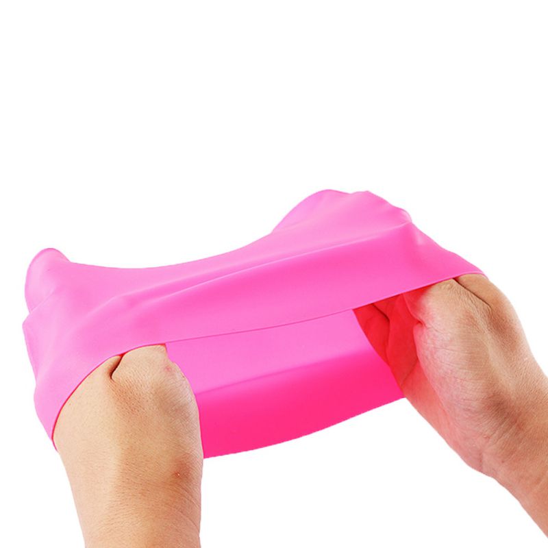 Best! Men's Women's Waterproof Silicone Swimming Caps Sports Swimming Pool Protection Ears Adult Children Long Hair Cap Children