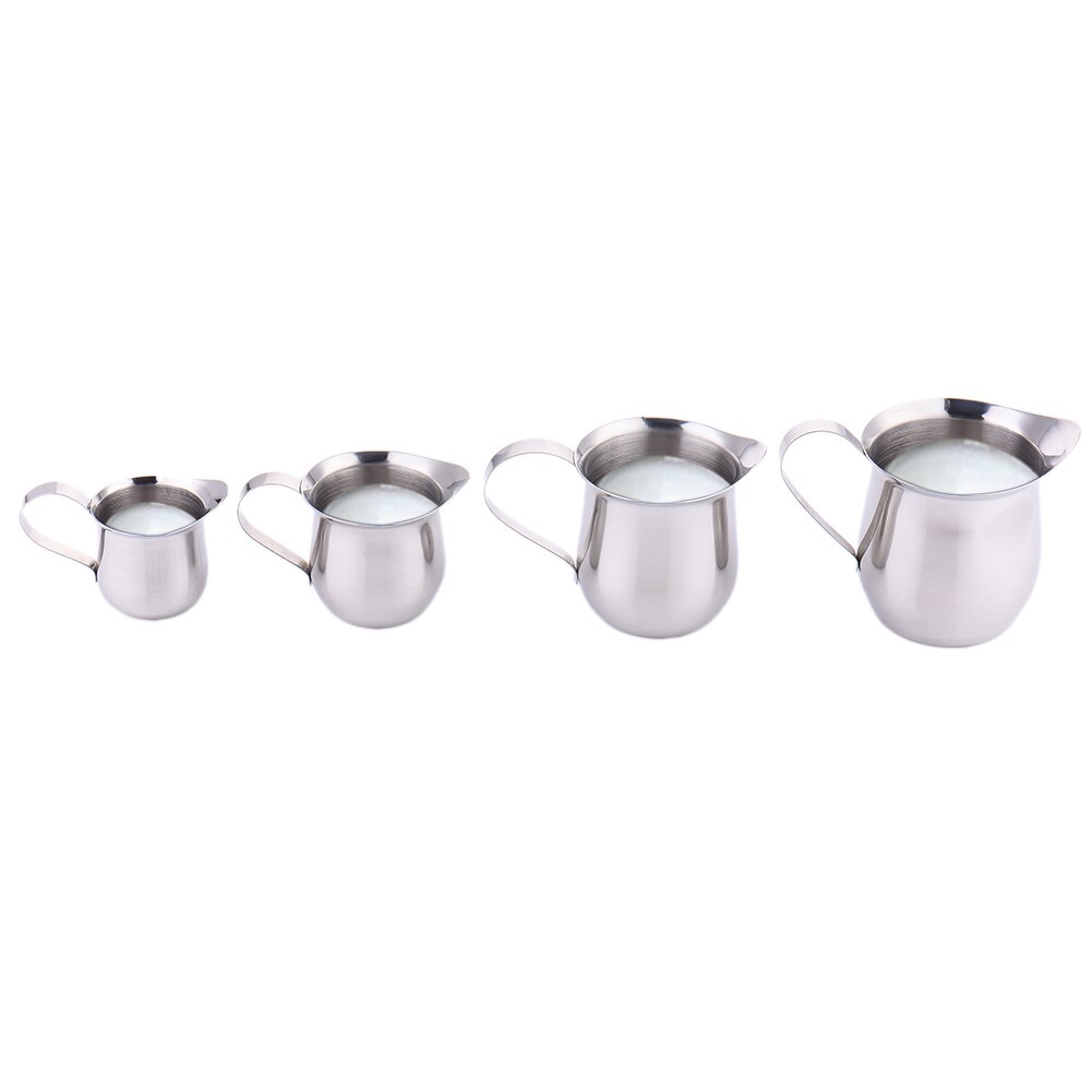 Rvs Melk Cup Gecondenseerde Melk Cup Mini Drum-Vorm Cup Koffie Delen Mok Voor Saus Siroop Container