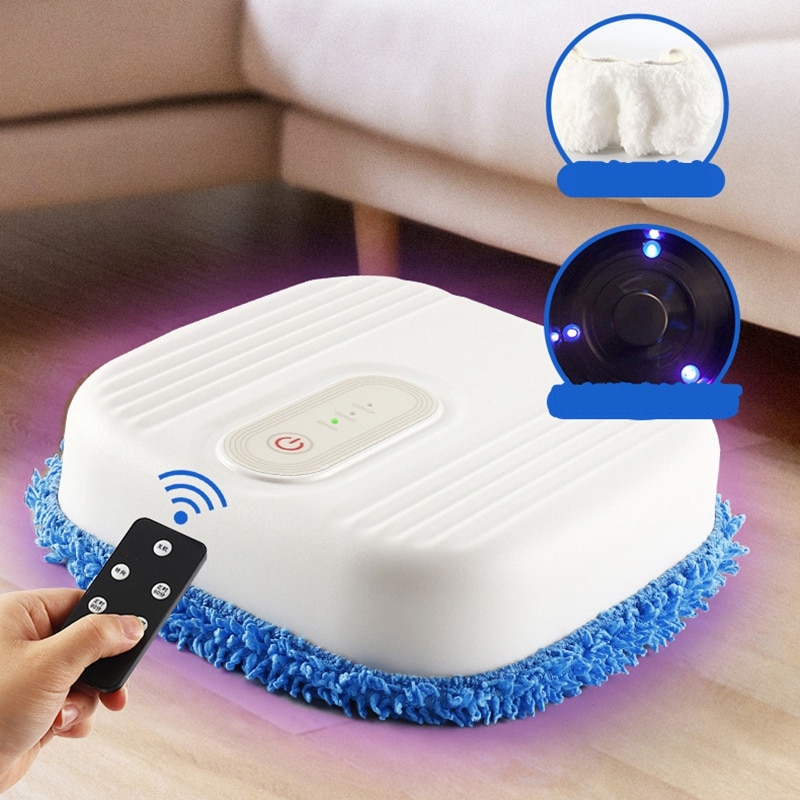 Mopping Robot USB Charging Mop Machine Smart Home Automatic Lazy Cleaner to Wipe the Floor Household Cleaning Tools Mops