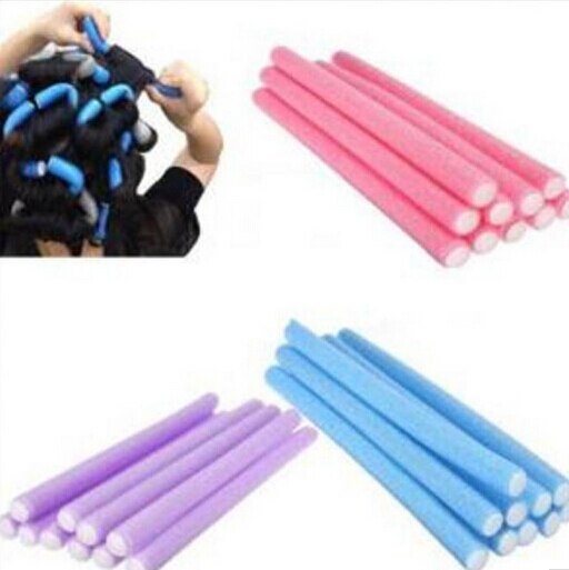 5Pcs Foam Hair Dressing Curlers Bendy Curly Roller Without Hurting Hair Foam DIY Hair Style