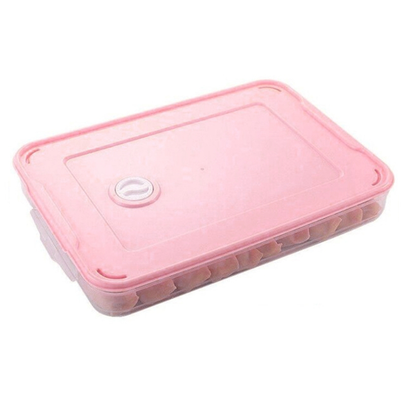 Flat Plastic Box for Kitchen Refrigerator Organization Transparent Food Storage Container for Kitchen Fridge Freezer Holder Box: PK