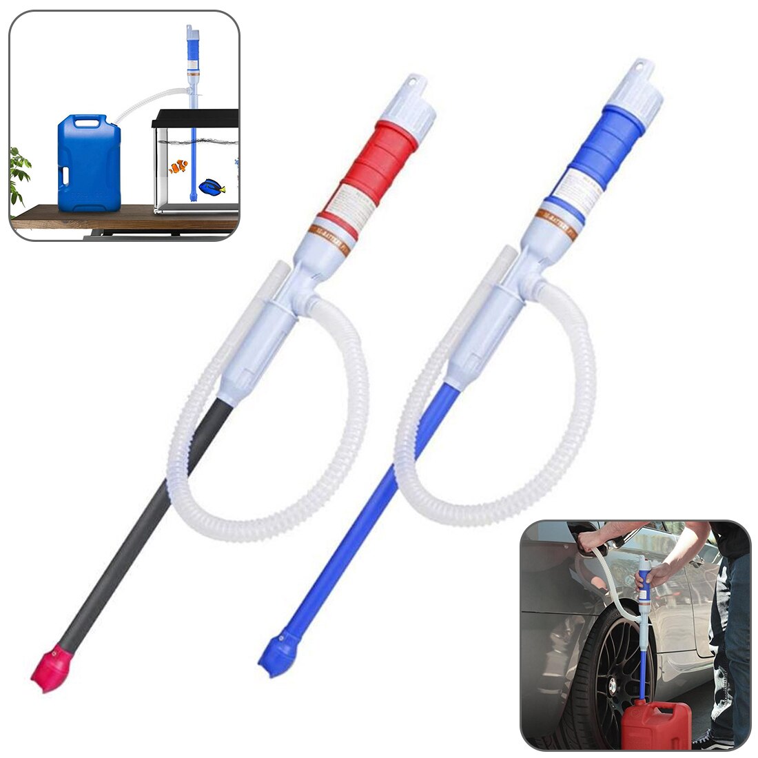Portable Handheld Liquid Transfer Pump Battery Operated Water Gas Tools pump gas water oilHose Outdoor Liquid