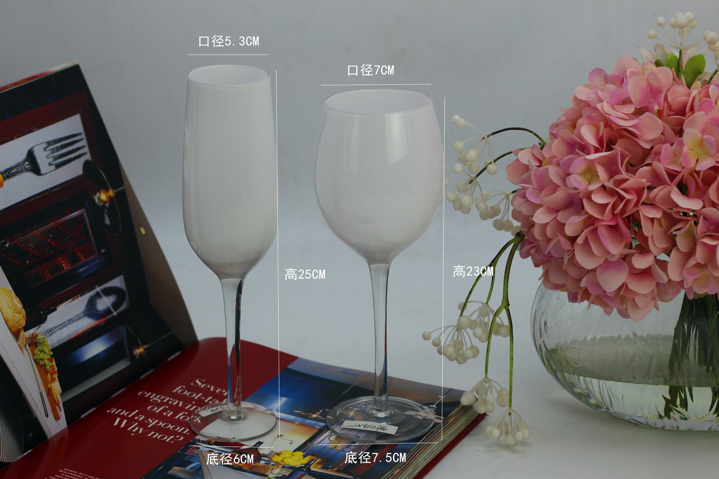 white Champagne Glass Flutes Perfect for Wedding 1pieces Luxury Crystal Toasting Flutes and Wine Glasses