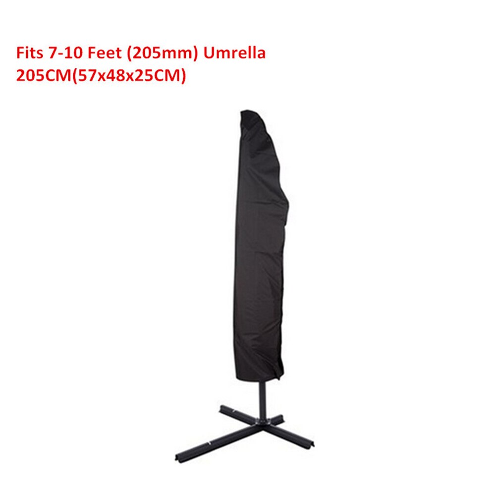 Udendørs cantilever have gårdhave altan skjold vandtæt parasol paraply cover: 205 cm