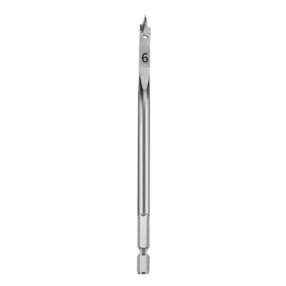 Juego de brocas planas de acero de alto carbono para madera, herramienta de carpintería duradera, Multifun-centional, 6-50mm