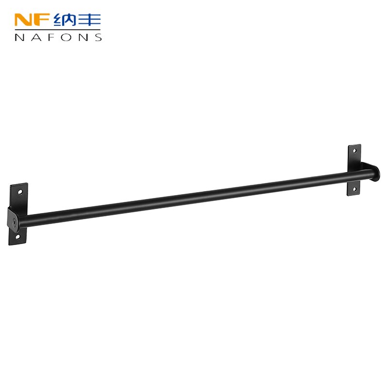 304 Stainless Steel Kitchen Shelf Rack Accessories Organizer Storage Shelf Pot Rack Bottle Holder 60-80cm Tube: 600mm black