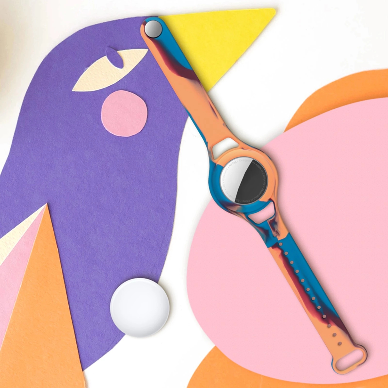 Voor Apple Airtags Kinderen Pols Bandjes Siliconen Case Air Tag Accessoires Protector Tracker Beschermhoes Voor Airtag Horlogeband