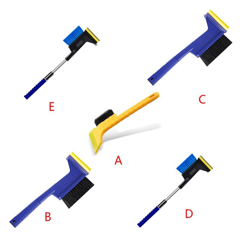 Auto lumilapio talvi auto lumijääkaavin sisäänvedettävä ikkunanpoisto harja lapio poistoharja talvityökalu