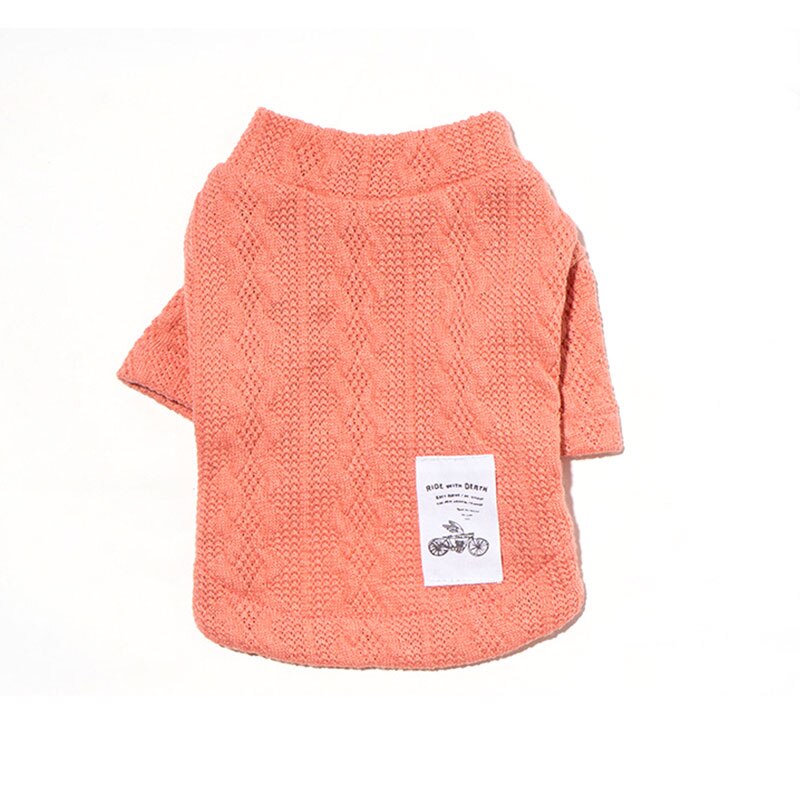 Pull à col ras du cou pour animal de compagnie, vêtement doux et Durable, accessoire pour chien et chat: Rose / L