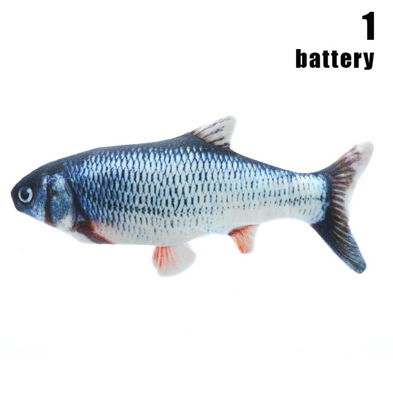 Cat Electric Wagging Fish Toy Chew Resistant Realistic Simulation Fish Plush Stuffed Toy Best Price