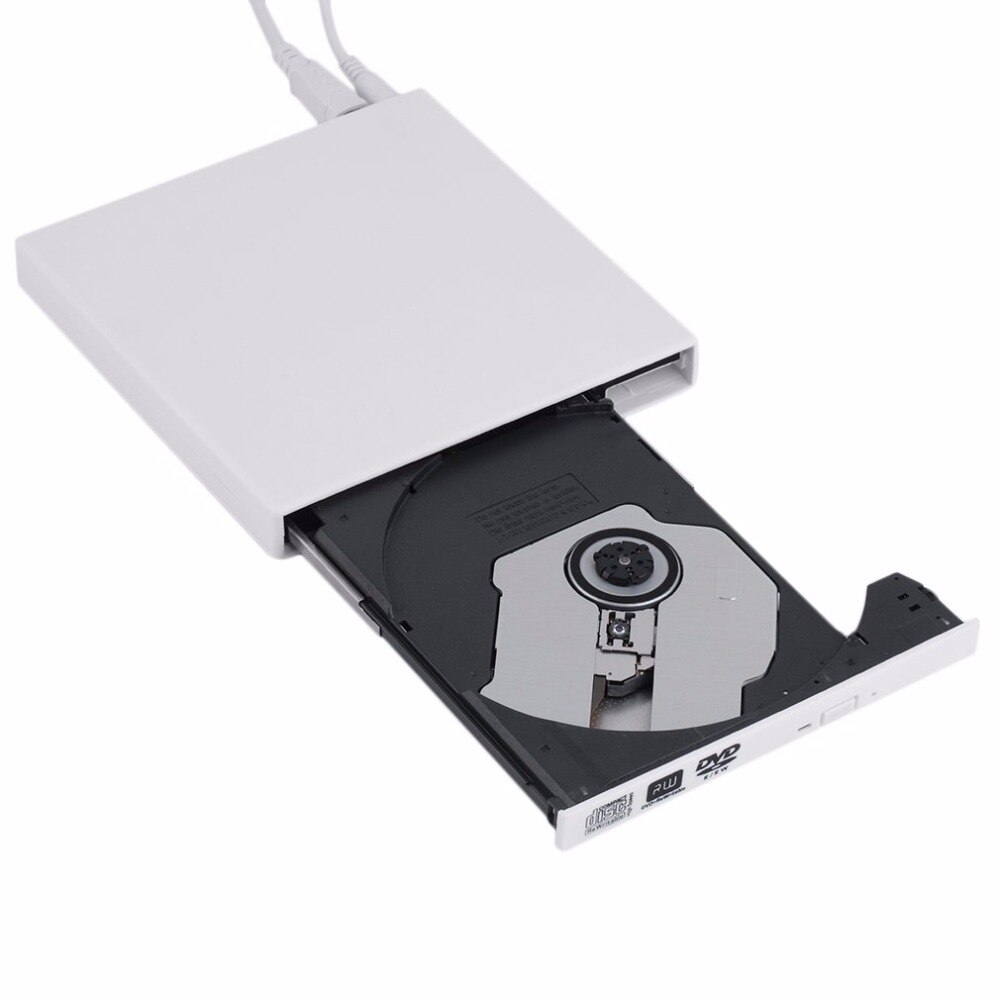 black USB 2.0 External CD+-RW DVD+-RW DVD-RAM Burner Drive Writer For Laptop PC
