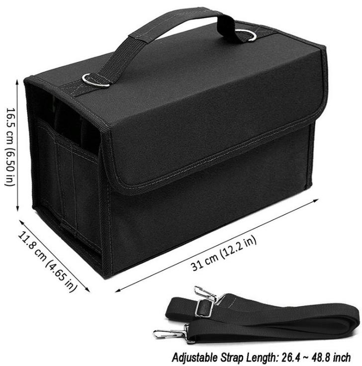 80 Pieces Markers Case Holder Marker Pen Painting Draw for Student and Artist Supplies(not include marker pen)