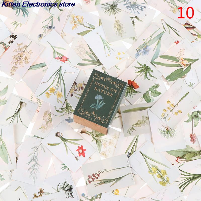 100pcs/box European Retro Kraft Paper Scrapbooking/Card Making/Journaling Project DIY Diary Decoration Cards: A10