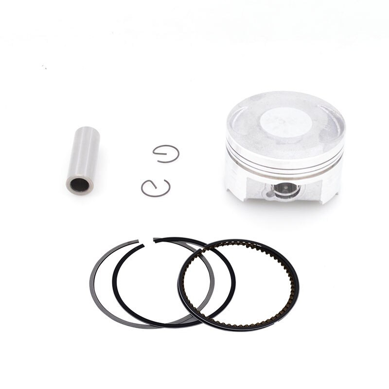 Motorcycle 58.5 mm Piston 14 mm Pin Ring 0.8*0.8*2.0mm Set Kit Assembly For Honda JH125-19E CG133 CG 133 125cc Egine Spare Parts: Dark Grey