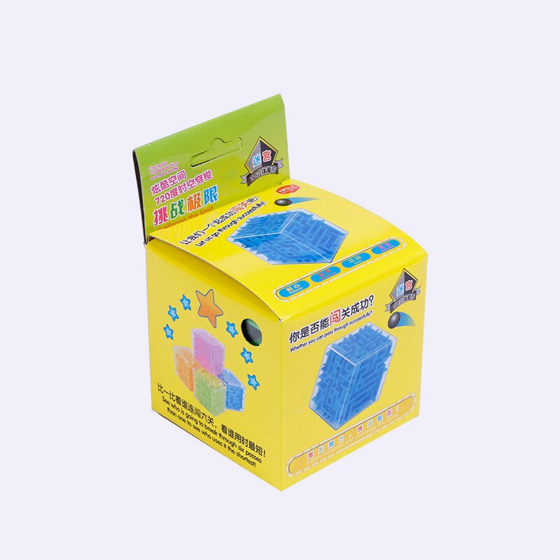 Giocattoli per bambini labirinto 3D perline da passeggio cervello focus puzzle labirinto 3D genitore giocattoli per bambini piccolo cubo all&#39;ingrosso