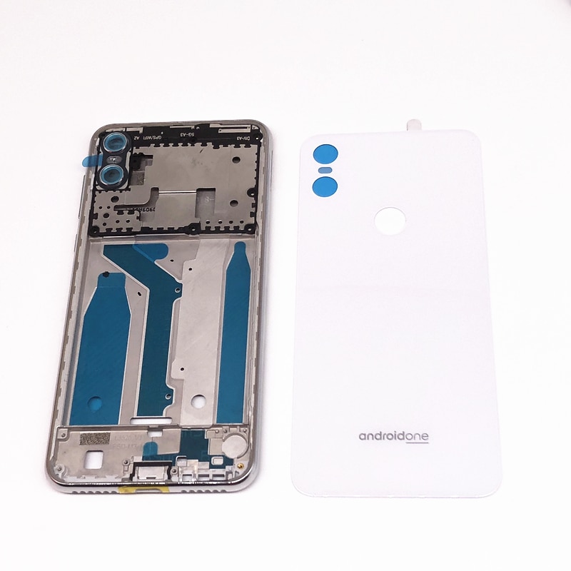 Original Full Housing cover For Motorola Moto One P30 Play XT1941 (faceplate/mid frame+backplate+battery back case)