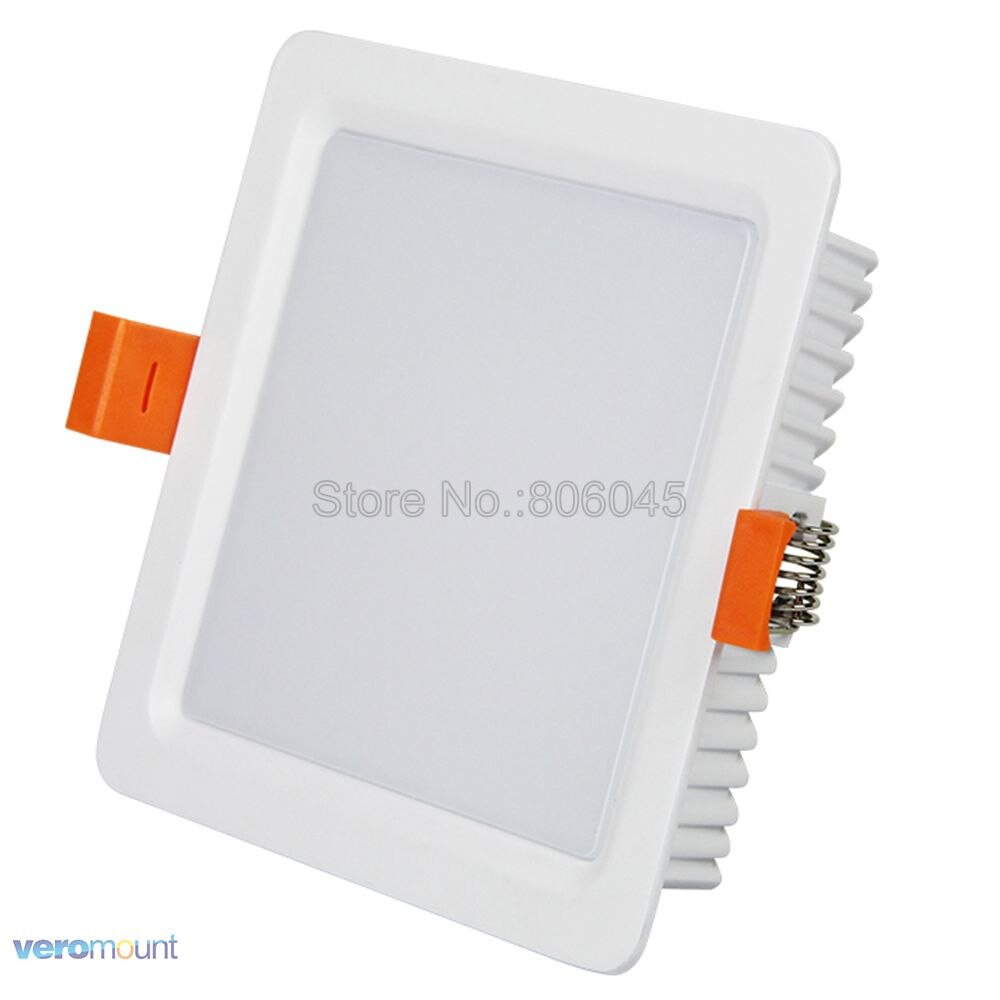 MiLight FUT064 9W RGB+CCT Square LED Downlight Reccessed Light AC85-265V WiFi Compatible 2.4G 4-Zone Wireless Remote