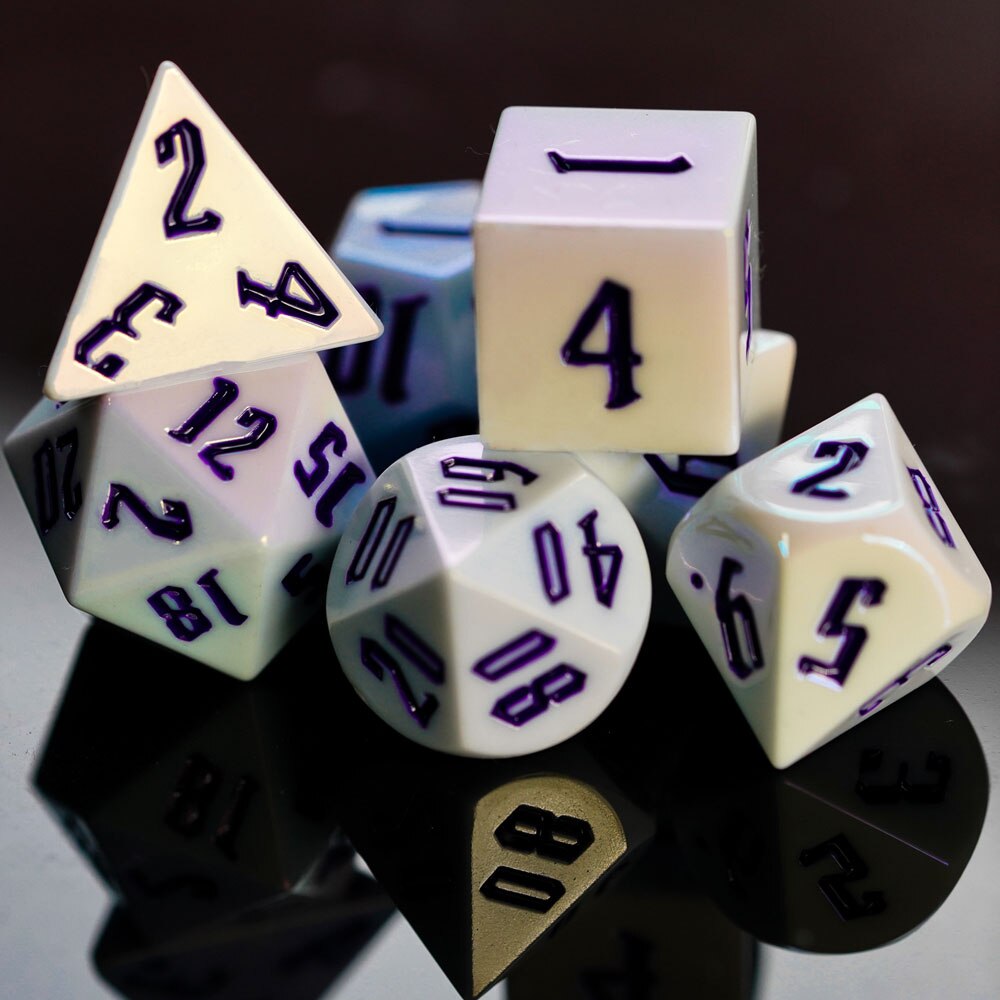 7 Stks/set Semihandmade Dnd Dobbelstenen D & D Dobbelstenen D4 D6 D8 D10 D % D12 D20 Polyhedral Games Dobbelstenen set Voor Tafel Games Mtg Rpg